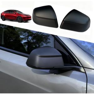 YHCDSEA Rearview Mirror Guard Cover for Tesla Model Y Juniper, Side Mirror Cover Exterior Accessories fit for Model Y Juniper 2025 2026 (Matt Black)