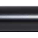 Ivilon Window Curtain Rod Decorative End Cap Design, 1 Inch Rod, 48 to 86 Inch. Black