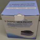 Travel Pillows for Airplanes Ergonomic Memory Foam Neck Pillow for Travel - 360 Head & Neck Support for Sleeping on Flights, Cars, Trains & Office (Gray-1)