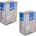 Schwalbe SV12A 26 inch Bike Inner Tubes - 26 x 1.00-1.50, Presta 40mm Valve (2 Pack)