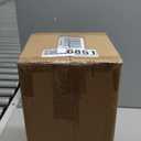 Lanterns Decorative Outdoor&Indoor, Set of 2 (14"&10") Beige Metal Lantern Decor with Glass, Candle Holder for Porch, Patio, Garden, Balcony, Wedding, Table Centerpiece