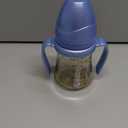 GROSMIMI Spill Proof no Spill Magic Sippy Cup with Straw with Handle for Baby and Toddlers, Customizable, PPSU, BPA Free 6 oz (Sky blue)