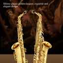 Eastar Alto Saxophone Beginner Student Eb Sax, Golden Full Kit, AS-II