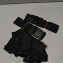 Luggage Straps for Suitcases 4 Pack, TSA Approved Travel Essentials, Luggage Strap for Travel Suitcase & Bag Closure and for Easy Identification, Travel Accessories for Safety & Convenience (Black)