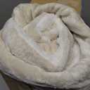 Bedsure GentleSoft Sherpa Fleece Twin Size Blanket for Couch, Non-Heated, Thick and Warm Throw for Women and Men, Soft Fuzzy Plush Twin Blanket for Winter, Beige, 60x80 Inches