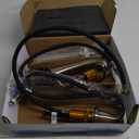 Phiestina 3-Hole 8 Inch Brushed Nickel Widespread Bathroom Faucet Low Arc 2-Handle Bathroom Vanity Faucet with Water Supply line & Metal Pop Up Drain, BF03008-K05-GBN