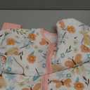 Toddler Sleep Sack with Feet, 1.5 TOG Wearable Blanket Toddler, Cotton Long Sleeves Sleep Sack 3-5T, Butterfly (Large)