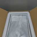 White Marble Bathroom Counter Tray - Ceramic Perfume Organizer and Jewelry Dish for Vanity Dresser (11" x 6.3" x 1")