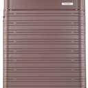 Samsonite Elevation Plus - Large Hardside Luggage - Scratch Resistant Polypropylene Shell, RightHeight™ Adjustable Handle, Integrated AirTag Holder, TSA Lock, WetPak™ Compartment - Chocolate Mauve