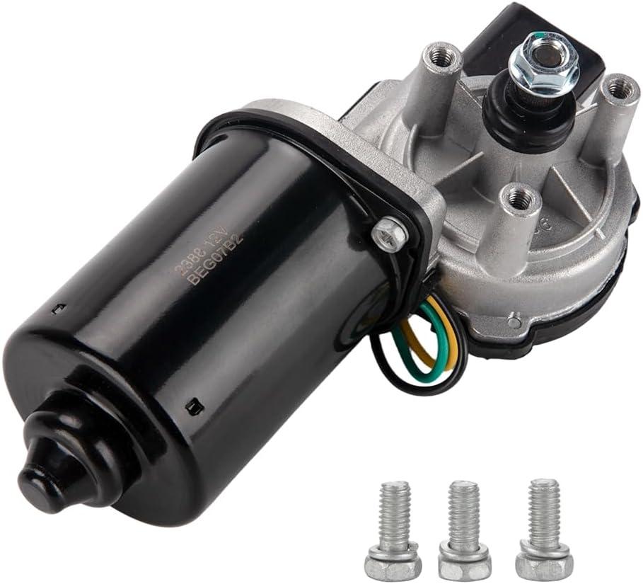 5 Pin Front Windshield Wiper Motor Compatible with Jeep Wrangler 2007-2016, Wrangler JK 2018, Sport Utility - Direct Fit Installation 55077859AC/68002388AA