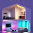 OIYN Corner Floor Lamp, RGBICW LED Corner Lamp with 1300lm Smart Modern Floor Lamp,App & Remote Control,Music Sync,Color Changing Standing Lamp for Bedroom Living Room and Gaming Rooms