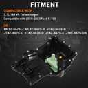 2.7L Oil Pan Compatible with 2018-2023 Ford F-150 Replace# ML3Z-6675-J ML3Z-6675-H JT4Z-6675-B JT4Z-6675-C JT4Z-6675-D JT4Z-6675-E JT4E-6676-DB