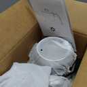 6-in-1 Electric Milk Frother and Steamer with Detachable Cups, Automatic Cold and Warm Foam Maker for Lattes/Cappuccinos/Hot Chocolate, Dishwasher Safe Black