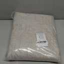 NICETOWN 100% Blackout Linen Curtains 90" Long for Bedroom, Thermal Insulated Living Room Curtains with Liner, Farmhouse Style Linen Blend Window Draperies for Dining Room (2 Panels, 52" W, Natural)