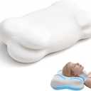 New 2.0 Cloud Pillow, Ergonomic Memory Foam Pillow, Adjustable Cervical Neck Support Pillow with Breathable Pillowcase for Side Back Stomach Sleepers