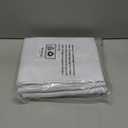 BGment Pure White 100% Blackout 48 Inch Curtains for Small Window, Rod Pocket and Back Tab Double Layer Black Out Thermal Insulated Room Darkening Curtain for Kitchen, 2 Panels, Each 42 x 48 Inch