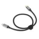 Keenso 100W USB C to USB Type C Male Cable for Fast Charging, High Strength Protection Core for Gaming Consoles, Convenient for Study and Work (50cm / 19.69in)