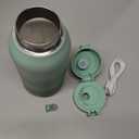 Momcozy Portable Milk Warmer for Travel  Dual Heating Modes for Breast Milk & Water, Portable Bottle Warmer with Fast Heating & Long Battery Life, 17 Ounces Large Capacity to Meet Your All-Day Needs (Green)