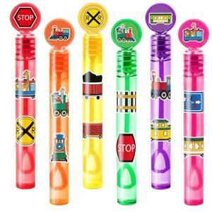 Train Party Favors for Kids – 18PCS Locomotive-Themed Mini Bubble Wands, Great for Birthday Supplies, Pinata Fillers, Goodie Bags & Classroom Rewards