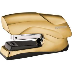 Bostitch Office Heavy Duty Stapler, 40 Sheet Capacity, No Jam, Half Strip, Fits into the Palm of Your Hand, For Classroom, Office or Desk, Gold Chrome