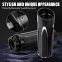 JMTBNO Motorcycle Grips 1" 25mm Handlebar Hand Grips Compatible with Harley Touring Road King Street Glide Electra Glide Road Glide Street Bobber Softail Fatboy