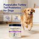Turkey Tail Mushroom Probiotics for Dogs Immune & Digestive Support Soft Chews, Grain-Free, Natural Antioxidants, 100g