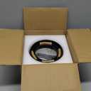 4 + 5 + 6 Inch Ceramic Pots for Indoor Plants, Succulents Plant Pots, Orchid Flower Pot with Drainage Hole, Modern Clay Stoneware Planters, Set of 3 (Black, 4+5+6 Inch)