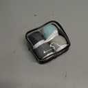 Travel Containers for Toiletries, GLAMFIELDS TSA Approved 1.7oz 50ml Travel Size Silicone Cream Jars BPA Free, Leak-proof Travel Essentials with Lid for Cosmetic Face Hand Body Cream Grey (4 Pack)