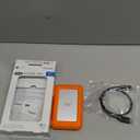 LaCie Rugged 5TB Portable External HDD - USB 3.0/2.0 Compatible, Shock/Dust/Rain Resistant for Mac & PC, Orange, Grey