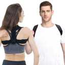 Posture Corrector for Women and Men, Adjustable Upper Back Brace, Breathable Back Support Straightener