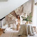 Livabliss x Nabela Noor Home Asha Traditional Oriental Area Rug, 2'6" x 7'3",Oatmeal