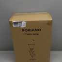 Touch Control Table Lamp with 2 USB Charging Ports, 3-Way Dimmable Bedside Nightstand Lamps, Amber Glass Shade Vintage Rural Leaf Lamp for Living Room, Bedroom, Dresser, LED Bulb Included (Bronze)