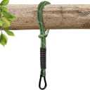 Heavy Duty Tree Swing Ropes, Hammock Tree Straps Hanging Kit, for Outdoor Swings Hammock Playground Set Accessories (1.75ft,21",Green,1Pack)