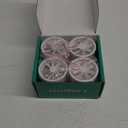 Longriver 4 Pack 33 Stage Universal Shower Filter Replacement Cartridge - Hard Water Purifier Removes Chlorine, Heavy Metals, Iron, Sediments - High Output Water Softener for Skin & Hair