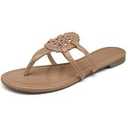 kensie Women's Maeve Flat Sandal 6,5