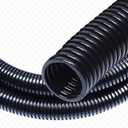 30 FT 1/2” Wire Loom Split Tubing,Dog Cat Cord Protector,Split Wire Loom Tubing Wire Conduit – Black (30FT 1/2")