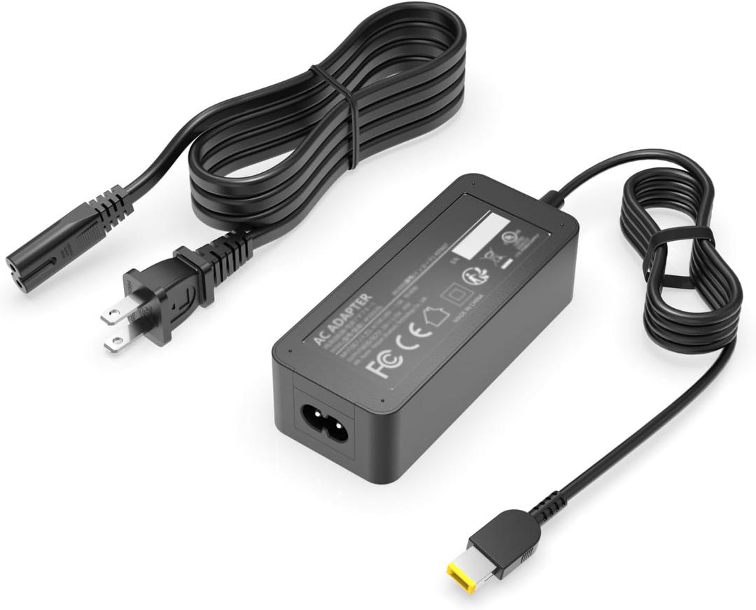 65W Slim Tip ADLX65NCC3A ADLX45DLC2A ADLX45NCC3A ADLX65NLC3A ADLX65NCC2A ADLX45NDC3A ADLX45NCC2A ADLX45DLC3A ADLX65YCC3A ADLX45NLC3A ADLX65YLC3A ADLX65SDC2A Charger Fit for Lenovo Laptop