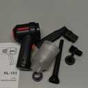 Meudeen Air Duster - Computer Vacuum Cleaner - for Keyboard Cleaning - Cordless Canned Air - 110000RPM Powerful PC Cleaner(Air-01) (Black)