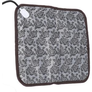 Electric Pet Heating Pad, Water Resistant, Tear Proof Dog Cat Warming Mat with 3 Adjustable Temperature, 17.7 x 17.7in, 20W, PU Cloth Pet Warmer Blanket for Comfort and (US Plug
