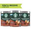 Starbucks Crema Collection Premium Instant Molten Chocolate Flavored Instant Coffee, 100% Arabica Beans, 3 Tins (7.12 Oz Each) 1.34 lb. (BBD 05/19/26)
