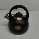 Tea Kettle for Stovetop, Food Grade Stainless Steel Water Kettle, Tea Pot for Home & Kitchen, 3.1 Quart (Black)