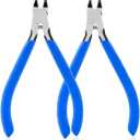 Wire Cutters, 5" Electronic Needle Flush Cutters, Ultra-Sharp Crafts Diagonal Cutters Pliers, Wire Snips Side Cutters for Circuit Board, Plastic, Soft Copper Wire, Floral(2 Pack)