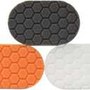 3 x Chemical Guys BUFX_204 Hex-Logic Hand Applicator Pad Kit