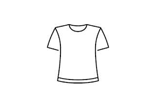 T-Shirt Black, Size L