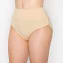 ALWAYS Booty Shorts for Women - High Waisted Super Soft Dolphin Shorts (Beige, L)