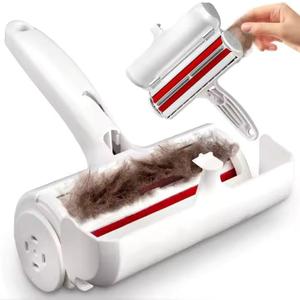 Chom Chom Roller Pet Hair Remover and Reusable Lint Roller - ChomChom Cat and Dog Hair Remover for Furniture, Couch, Carpet, Clothing and Bedding - Portable, Multi-Surface Fur Removal Tool