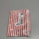 Mookaitedecor Red Striped Table Runner Cotton Linen Runners for Table Wedding Party Dinner & Everyday Use, 13 x 70 Inch