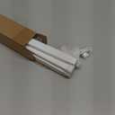 4PCS sidelight curtain rods 8" - 12" flat curtain rod Sash Curtain Rods for Window Cupboard Closet