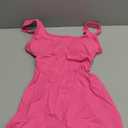 YEOREO One Piece Workout Jumpsuits for Women Backless Tummy Control Sleeveless Jumpsuits Lizvette V Back Scrunch Yoga Romper (Large, Rose Red)