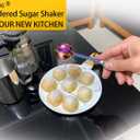 2 x JETKONG Baker's Dusting Wand for Sugar, Flour and Spices, Stainless Steel Powdered Sugar Shaker Duster Sifter, Set of 2 (Rainbow)